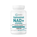 High-Potency Anti-Aging NAD+ | Liposomal 1000mg with Resveratrol for Energy, Brain & Cellular Health | 60 Veggie Capsules